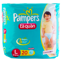 Bán Tã - bỉm quần Pampers L20 (9-14kg)