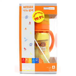 Bán Bình sữa Nano Silver Wesser 260ml (có ống hút)