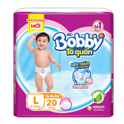 Bán Tã - bỉm quần Bobby L20 (9-13kg)