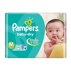 Bán Tã - bỉm dán Pampers M34 (6-11kg)