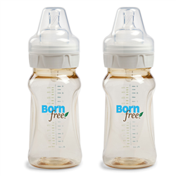 Bán Bộ 2 bình sữa Born Free nhựa PES 260ml