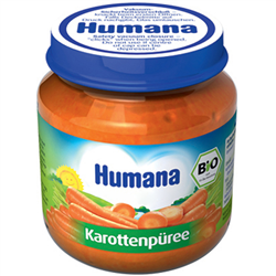 Bán Thức ăn dinh dưỡng Humana cà rốt nguyên chất