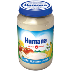 Bán Thức ăn dinh dưỡng Humana táo chuối phô mai