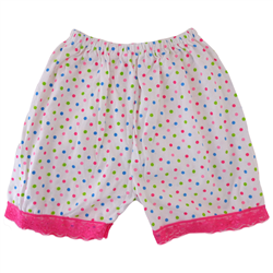 Bán Quần Dệt Kim cộc chấm bi dành cho bé gái (nhiều size & màu)