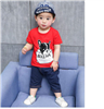 Bán Bộ cộc tay trẻ em in hình chó Bullton (1-5T)