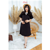 Bán Đầm bầu chữ A phối cổ dập ly trắng Emum