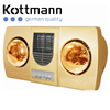 Bán Đèn sưởi nhà tắm Kottmann K2BHWG 2 bóng vàng