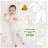 Bán Bộ cài giữa dài tay Lullaby NH681P (trắng in BG)