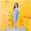 Bán Đầm bầu combo 1 yếm và áo xanh Emum