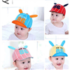 Bán Mũ lưỡi trai mềm kẻ thêu số (3-12M)