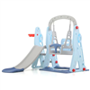 Bán Cầu trượt kèm xích đu hình tên lửa Toys House WM19074 (nhiều màu)