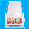 Bán Nôi gỗ đại Juno Long Hưng 2 tầng màu trắng