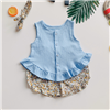 Bán Bộ đũi sát nách bé gái in hình hoa (1-6T)