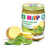 Bán Dinh dưỡng đóng lọ HiPP rau chân vịt, khoai tây, sữa 125g