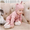 Bán Bộ thun dài tay cạp cao có mũ tai thỏ Minky Mom