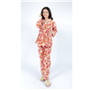 Bán Bộ bầu yukata phối viền ren cam Emum