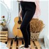 Bán Quần bầu legging dài trơn xanh đen Emum