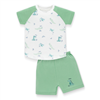 Bán Bộ bé trai cộc tay raglan Lullaby NH626P (trắng in cá sấu)