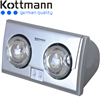 Bán Đèn sưởi treo tường Kottmann bạc 2 bóng