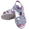 Bán Dép sandal bé gái đính đá hình con bướm (2-4 tuổi)