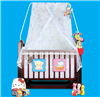 Bán Nôi gỗ đại Juno Long Hưng 2 tầng màu cánh gián