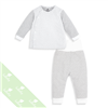 Bán Bộ cài lệch dài tay màu ghi Lullaby NH23-19
