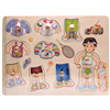 Bán Đồ chơi gỗ Toptoys - Bảng ghép trang phục bé trai 98208A