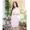 Bán Đầm bầu yếm cổ tim nẹp thân trước Emum