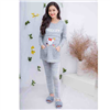Bán Bộ bầu cho bé bú in hình Mickey Emum (xám lợt)