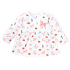 Bán Áo bé gái chữ A cổ tim Lullaby NH118B (Trắng in)