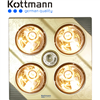 Bán Đèn sưởi Kottmann 4 bóng K4B-G
