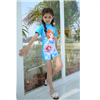 Bán Bộ đồ bơi liền mảnh kèm mũ bé gái SB138
