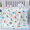 Bán Khăn xô đa năng 6 lớp xuất Nhật viền màu (110x110cm)