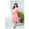 Bán Đầm bầu đuôi cá cổ nơ hồng Emum