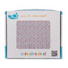 Bán Chăn bông 1 lớp Little Footprints BBS02000 - Caro hồng