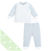 Bán Bộ cài lệch dài tay màu xanh Lullaby NH23-19