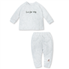 Bán Bộ cài lệch dài, bo tay Lullaby NH699P (ghi melange)