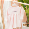 Bán Váy đầm kẻ Baby Doll La Pomme D005 (màu hồng)