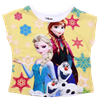 Bán Áo bé gái in 3D Frozen màu vàng