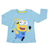 Bán Áo cotton dài tay bé trai in hình Minion (1-5T)