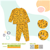 Bán Bộ dài tay cài vai Uri&Finn UCB1029 (vàng print)