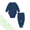 Bán Body cộc kèm quần dài Lullaby NH15-18 (Xanh Navy)