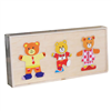 Bán Đồ chơi gỗ Toptoys - Hộp ráp hình 3 con gấu D117