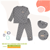 Bán Bộ dài tay cài vai in hình sói Uri&Finn UCB1027