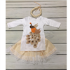 Bán Bộ áo dài hình chim Công kèm mấn (2-7T)
