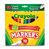 Bán Bút lông nét dày 10 màu - Crayola 5877228015