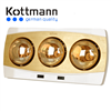 Bán Đèn sưởi treo tường nhà tắm Kottmann 3 bóng vàng