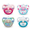 Bán Bộ 2 ty ngậm silicone classic Nuk NU01809 (6-18M)