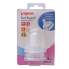 Bán Núm ty silicone Pigeon Plus size LL (9M+, cổ rộng)