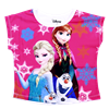 Bán Áo bé gái in 3D Frozen màu hồng